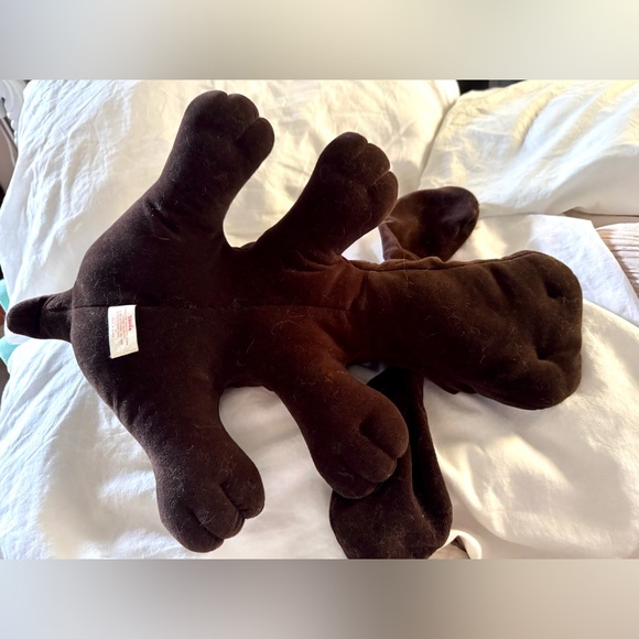 Vintage 1985 Tonka Pound Puppies Dark Brown Plush - Picture 5 of 7